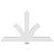 Ekena Millwork Redmond Architectural Grade PVC Gable Bracket, 72"W x 42"H x 4"D x 6"F, 14/12 Pitch GBP072X42X0406RED00 - alternate 2